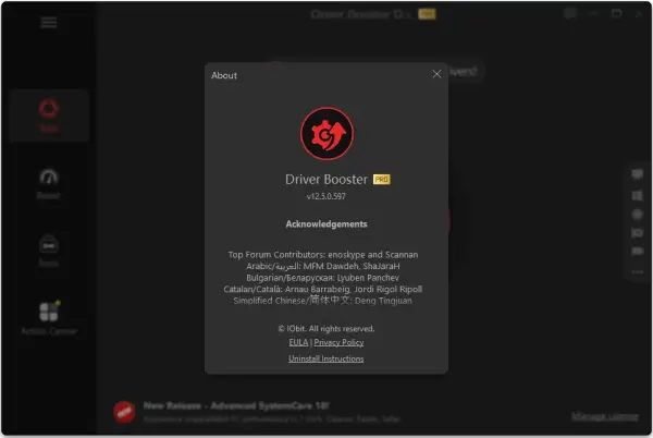 IObit Driver Booster Pro v12.5.0.597 Multilingual Portable