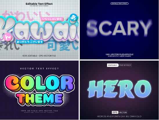 Photoshop Text Effects Collection