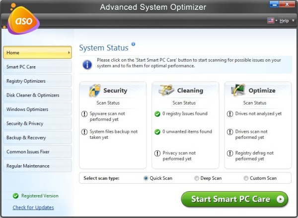 Advanced System Optimizer v3.81.8181.283 Multilingual Portable
